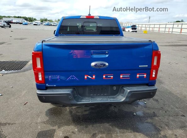 1FTER4FH5KLA01369 2019 FORD RANGER Синий Вид сзади