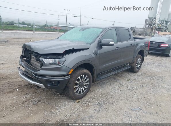 1FTER4FH5KLA12128 2019 FORD RANGER Gray Передня ліва чверть