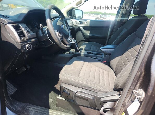 1FTER4FH5KLB10169 2019 FORD RANGER Gray Widok wnętrza z przodu