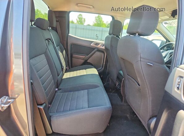 1FTER4FH5KLB10169 2019 FORD RANGER Gray Widok tylnych siedzeń