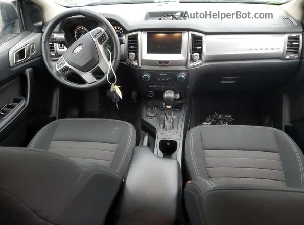 1FTER4FH5KLB20040 2019 FORD RANGER Blue Dashboard view