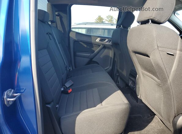 1FTER4FH5KLB20040 2019 FORD RANGER Blue Rear seats view