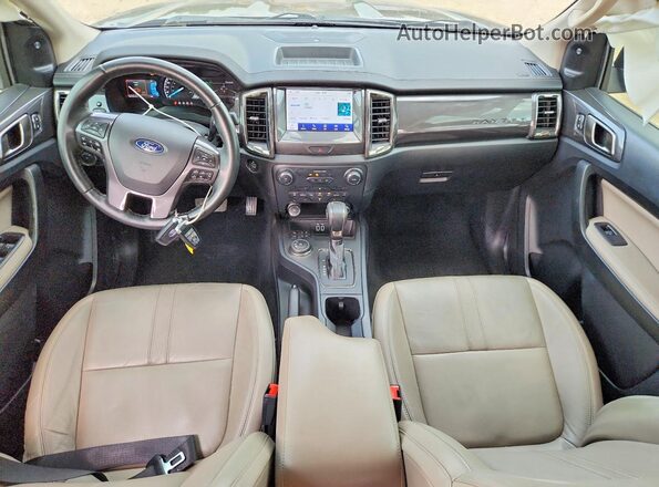 1FTER4FH5LLA13619 2020 FORD RANGER Black Dashboard view