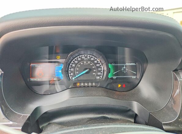 1FTER4FH5LLA13619 2020 FORD RANGER Black Instrument cluster view