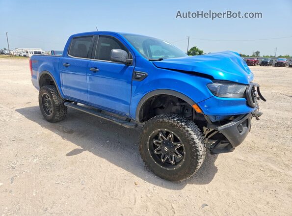 1FTER4FH5MLD22802 2021 FORD RANGER Blue Delantero derecho