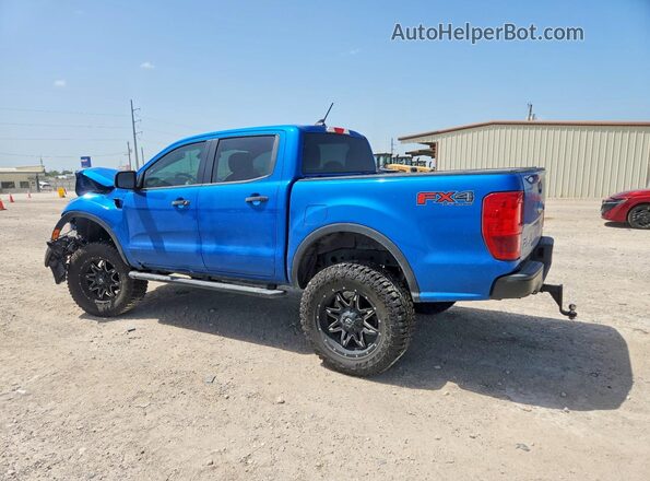 1FTER4FH5MLD22802 2021 FORD RANGER Blue Trasero izquierdo