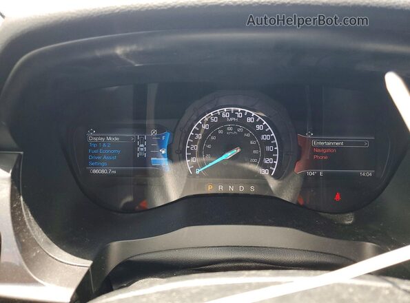 1FTER4FH6KLB12464 2019 FORD RANGER Gray Vista del cuadro de instrumentos