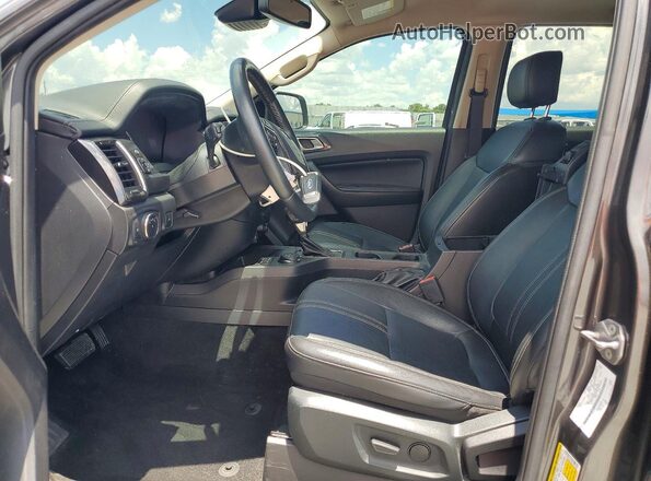 1FTER4FH6KLB12464 2019 FORD RANGER Gray Vista interior delantera