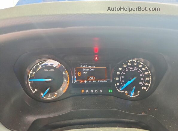 1FTER4FH6LLA65972 2020 FORD RANGER Blue Vista del cuadro de instrumentos