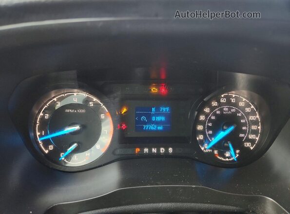 1FTER4FH6MLD29077 2021 FORD RANGER White Instrument cluster view