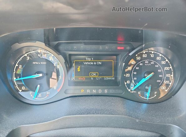 1FTER4FH6MLD72382 2021 FORD RANGER Серый Вид щитка приборов