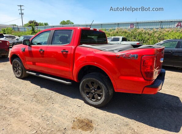 1FTER4FH7LLA41499 2020 FORD RANGER Красный Задняя левая четверть