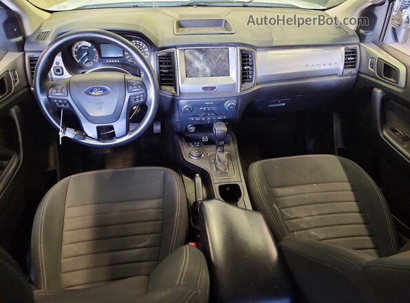 1FTER4FH7MLD42145 2021 FORD RANGER Белый Вид панели приборов
