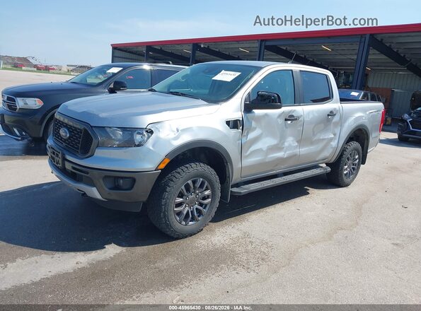 1FTER4FH7NLD46004 2022 FORD RANGER Silver Առջևի ձախ երեք քառորդ տեսարան