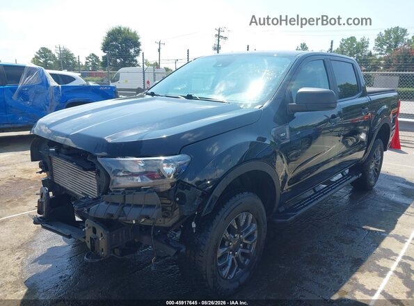 1FTER4FH7PLE05250 2023 FORD RANGER Black წინა მარცხენა ხედი სამი მეოთხედიდან
