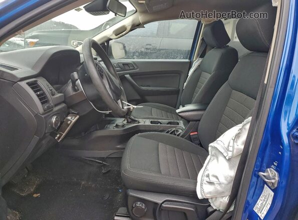 1FTER4FH8KLA86126 2019 FORD RANGER Blue Вид салону спереду