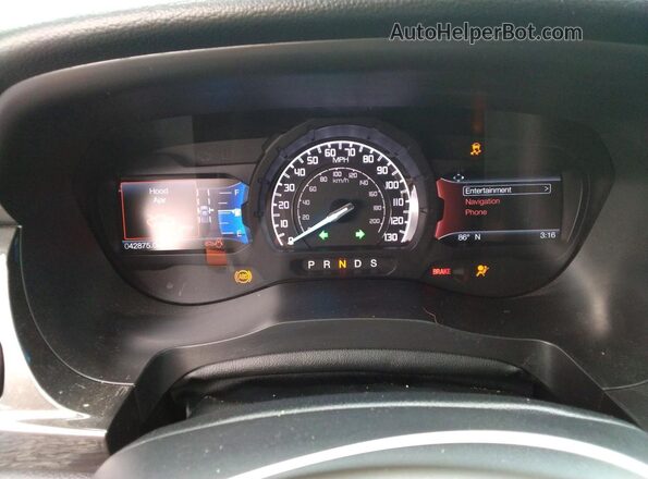 1FTER4FH8MLD84159 2021 FORD RANGER Gray Вид щитка приладів