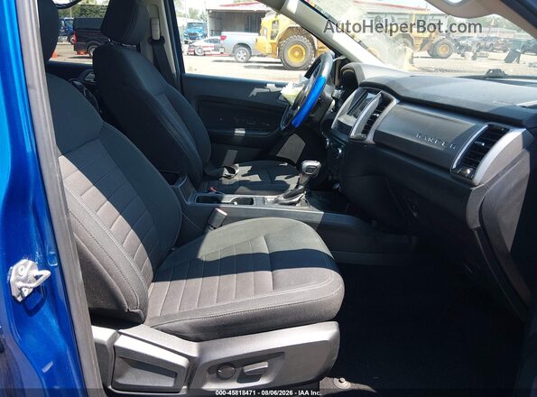 1FTER4FH9KLA22399 2019 FORD RANGER Синий Вид салона спереди