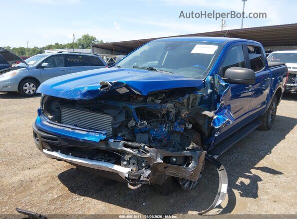1FTER4FH9KLA22399 2019 FORD RANGER Синий Вид спереди