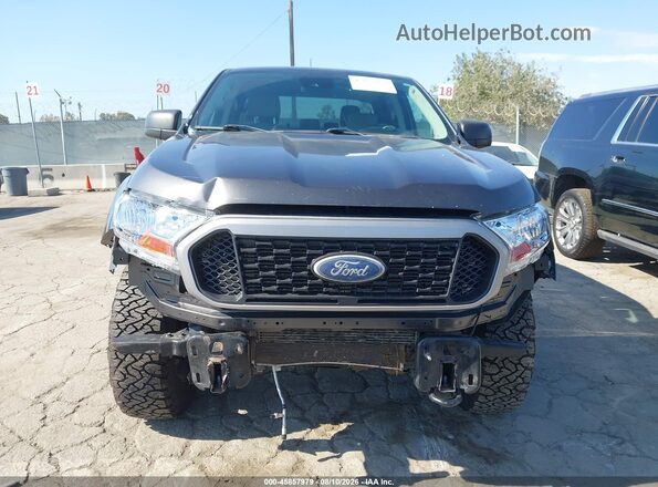 1FTER4FH9KLA65852 2019 FORD RANGER Gray Front view