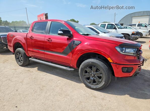 1FTER4FH9LLA95757 2020 FORD RANGER Maroon Передня права чверть