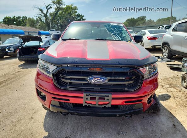 1FTER4FH9LLA95757 2020 FORD RANGER Maroon Вид спереду