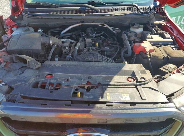 1FTER4FH9NLD36137 2022 FORD RANGER Зеленый Вид задней части салона