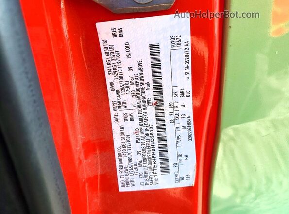1FTER4FH9NLD36137 2022 FORD RANGER Зеленый Вид подкапотного пространства