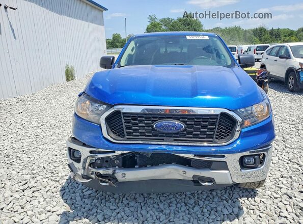1FTER4FHXKLA19981 2019 FORD RANGER Blue Вид спереду