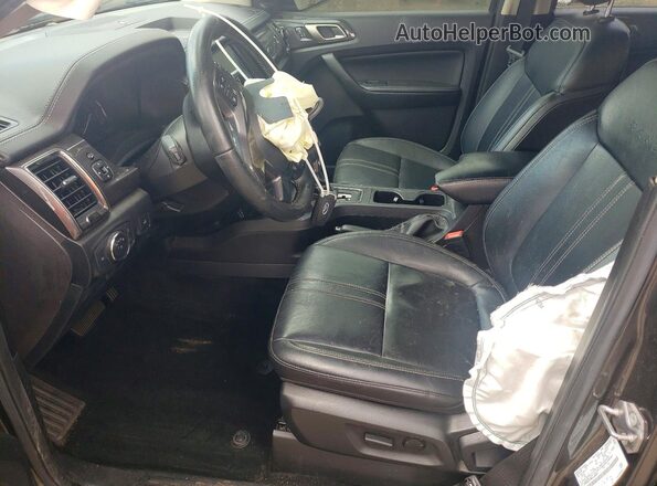1FTER4FHXKLA46601 2019 FORD RANGER Gray Widok wnętrza z przodu