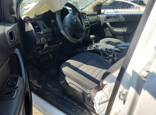 1FTER4FHXKLA83325 2019 FORD RANGER White წინა პანელის ხედი