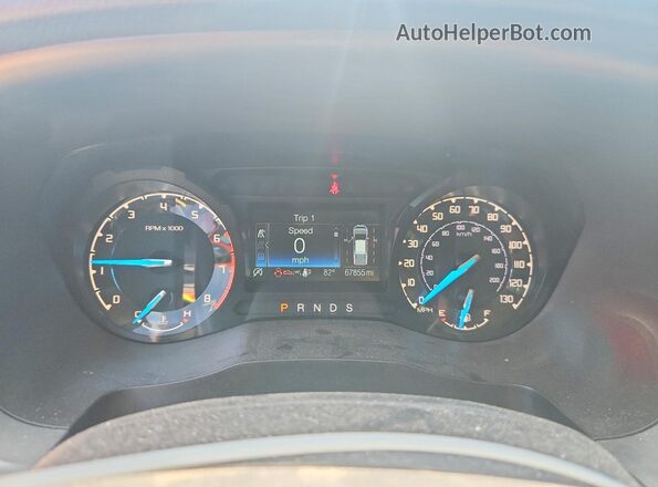 1FTER4FHXLLA82662 2020 FORD RANGER Black Widok zestawu wskaźników