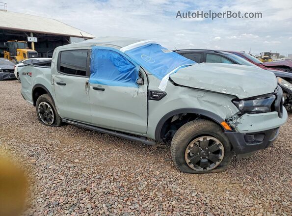 1FTER4FHXMLD29115 2021 FORD RANGER Серебряный Передняя правая четверть