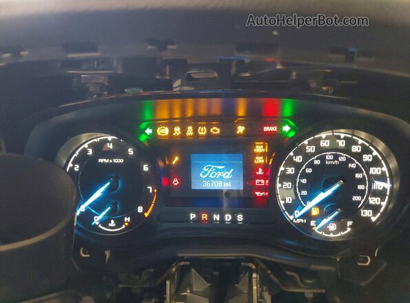 1FTER4FHXMLD29115 2021 FORD RANGER Серебряный Вид щитка приборов