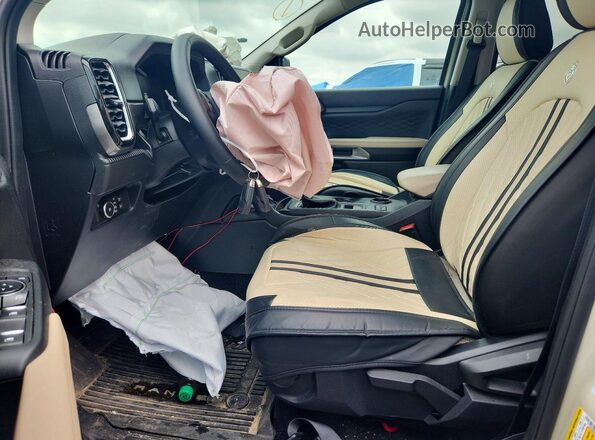 1FTER4GH0SLE62834 2025 FORD RANGER Tan Вид салону спереду