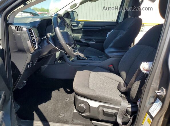 1FTER4GH2RLE37461 2024 FORD RANGER Gray Widok wnętrza z przodu