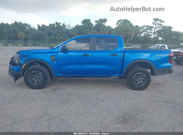 1FTER4GH3SLE39922 2025 FORD RANGER Blue 360 interior view