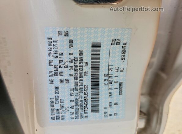 1FTER4GH5RLE37292 2024 FORD RANGER White Вид підкапотного простору