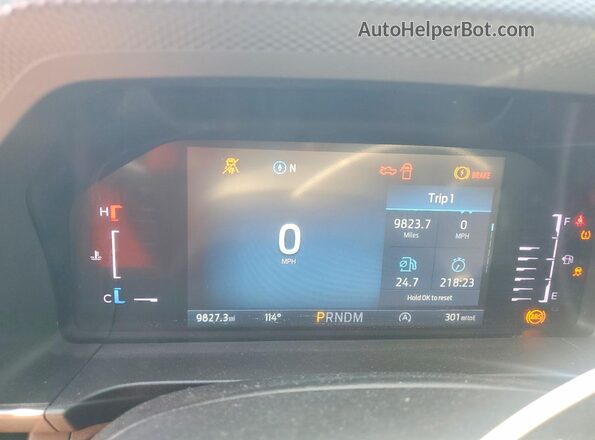 1FTER4HH1SLE65899 2025 FORD RANGER Black Widok zestawu wskaźników