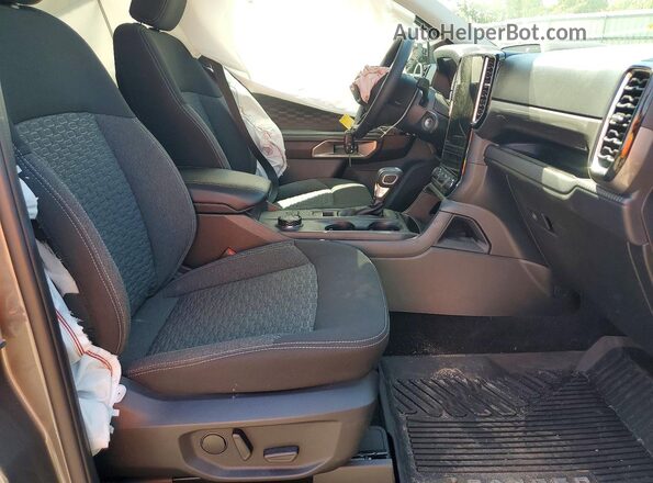 1FTER4HH3RLE05004 2024 FORD RANGER Gray Widok wnętrza z przodu