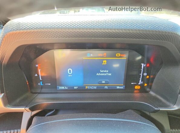 1FTER4HH3SLE75348 2025 FORD RANGER Tan ხელსაწყოთა პანელის ხედი