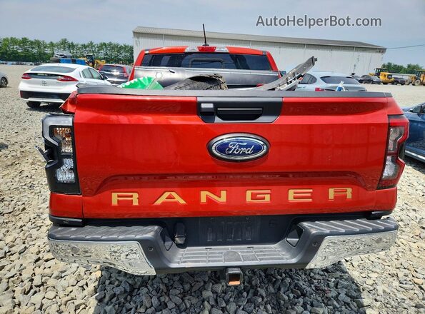 1FTER4HH7RLE21898 2024 FORD RANGER Red Widok z tyłu