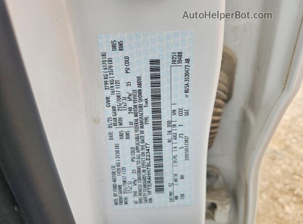 1FTER4HH7SLE23477 2025 FORD RANGER White ძრავის განყოფილების ხედი