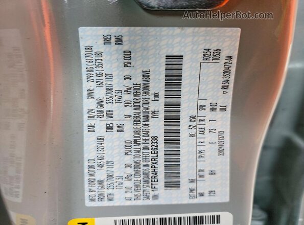 1FTER4HPXRLE62338 2024 FORD RANGER Gray Engine compartment view