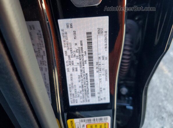 1FTER4JH1SLE39538 2025 FORD RANGER Black Vista de la etiqueta del VIN