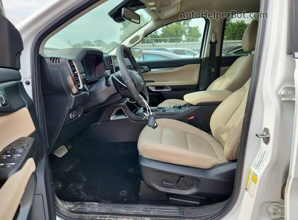 1FTER4KH3SLE08645 2025 FORD RANGER White Вид салону спереду