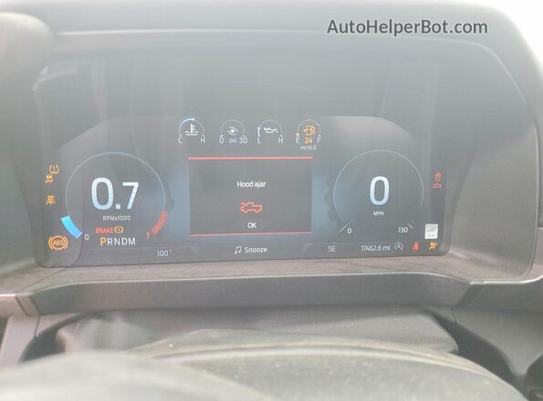 1FTER4KP4SLE12999 2025 FORD RANGER Gray Սարքավորումների վահանակի տեսք