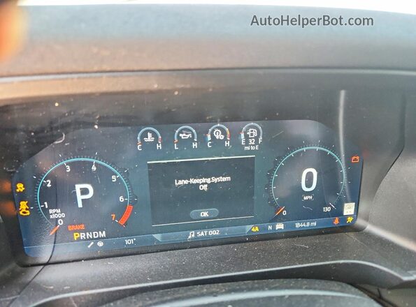 1FTER4LR1SLE76871 2025 FORD RANGER Серый Вид щитка приборов