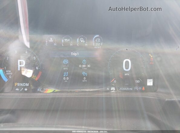 1FTER4LR3SLE04411 2025 FORD RANGER White Հետևի նստատեղերի տեսք