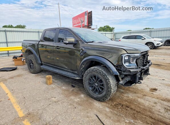 1FTER4LR4RLE23494 2024 FORD RANGER Зеленый Передняя правая четверть